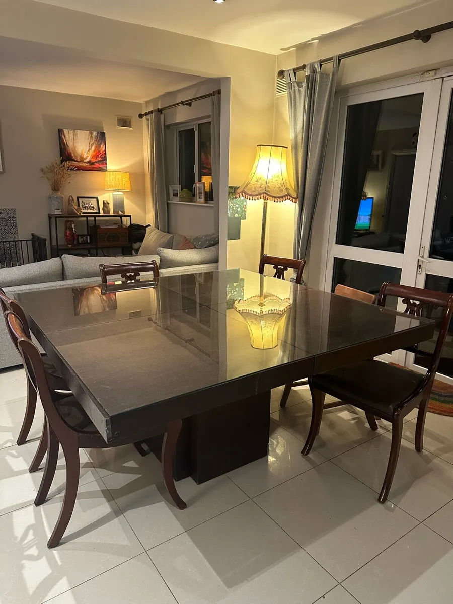 Eight seater deals square dining table