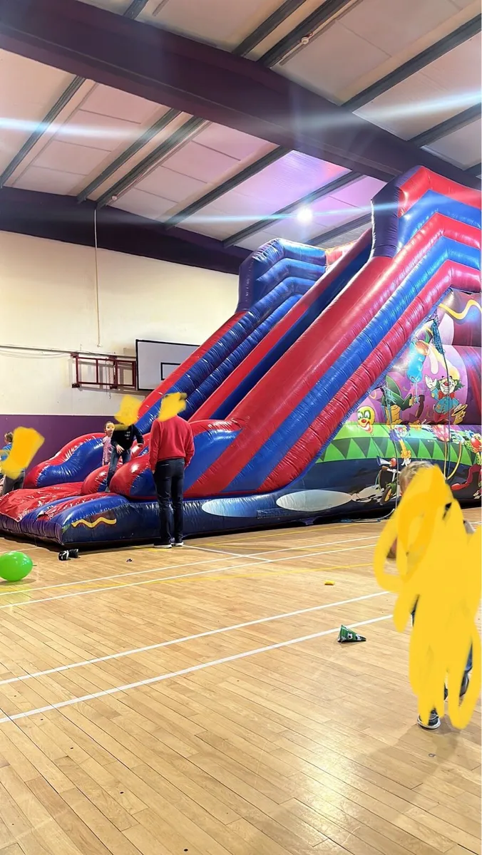 Big giant slide bouncy castle