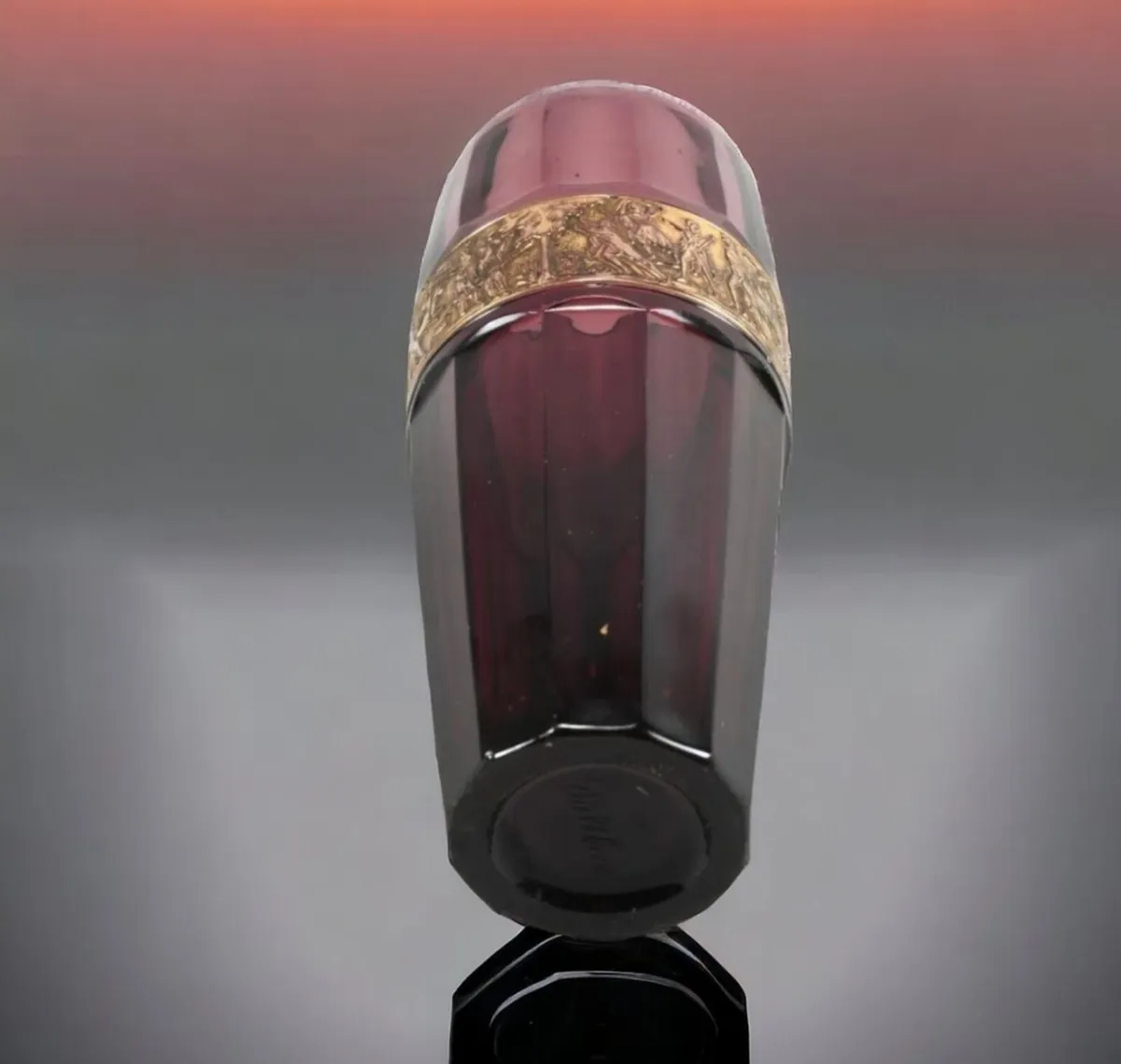 Signed amethyst Walther art deco vase - Image 2