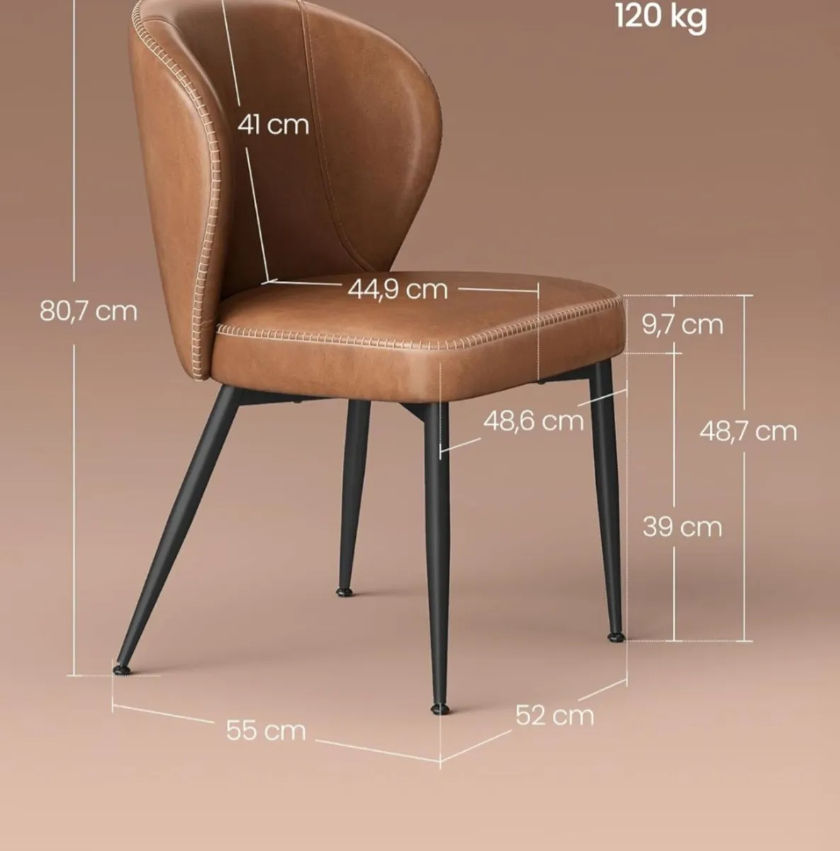 Dining Room Chairs, Set of 4 - Image 2