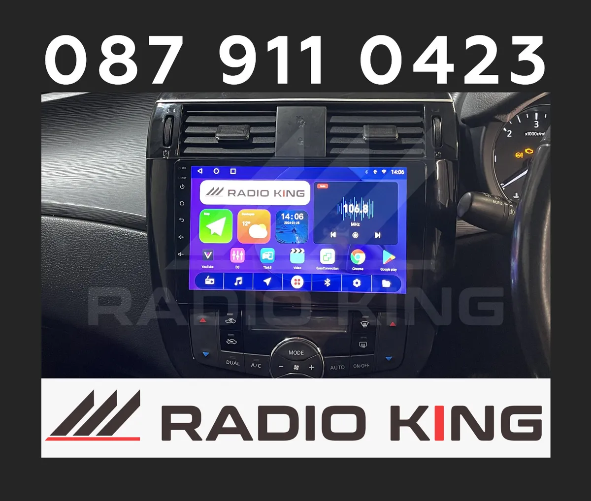 PREMIUM CARPLAY NISSAN PULSAR ANDROID AUTO STEREO - Image 3