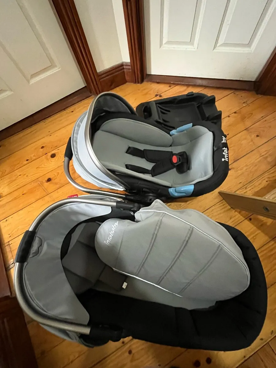 Infababy 3 in 1 travel system  with Isofix - Image 1