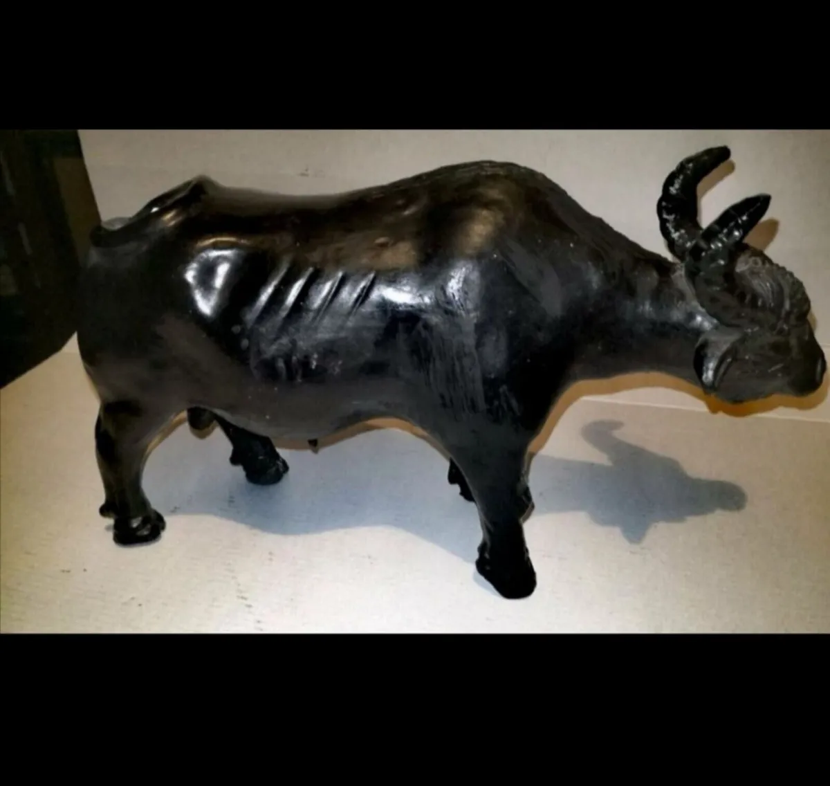 Rare terracotta ox pair - Image 1