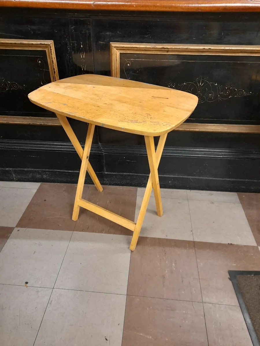 Folding side table for sale in Co. Kerry for 5 on DoneDeal