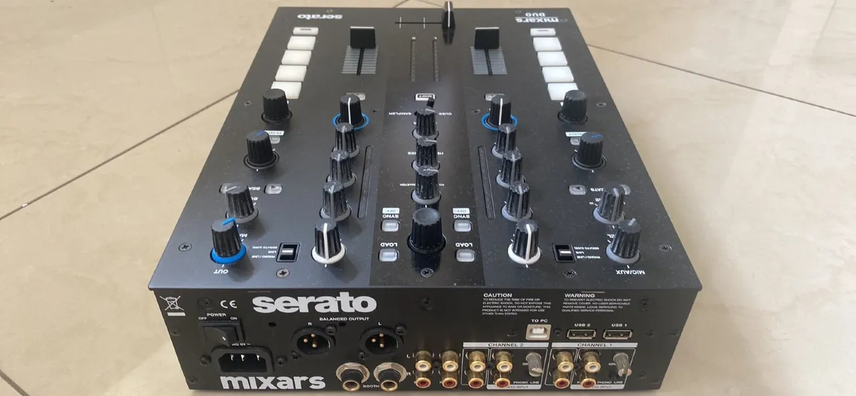 Mixars Duo 2 channel Mixer & Serato Vinyl - Image 2