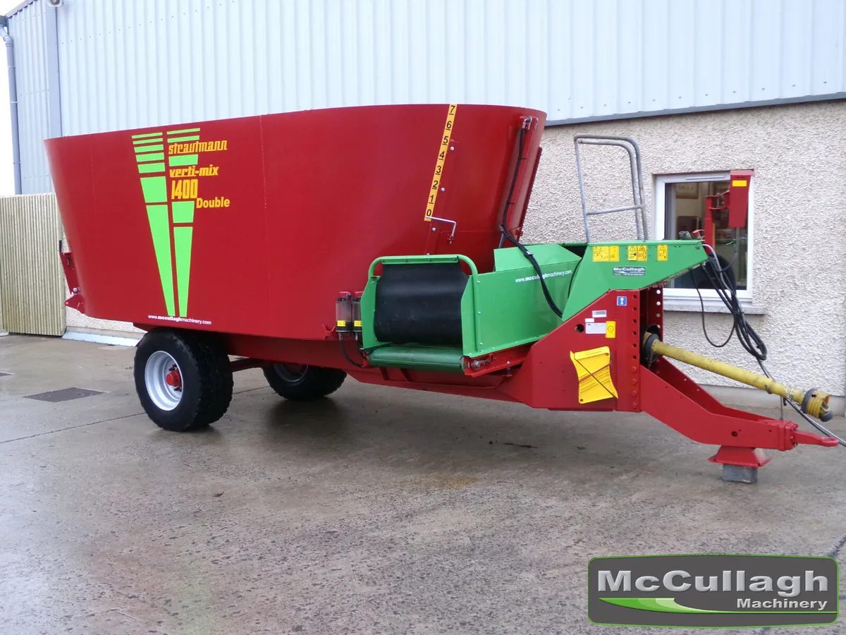 Used Strautmann Verti-mix 1400 Double Auger Feeder