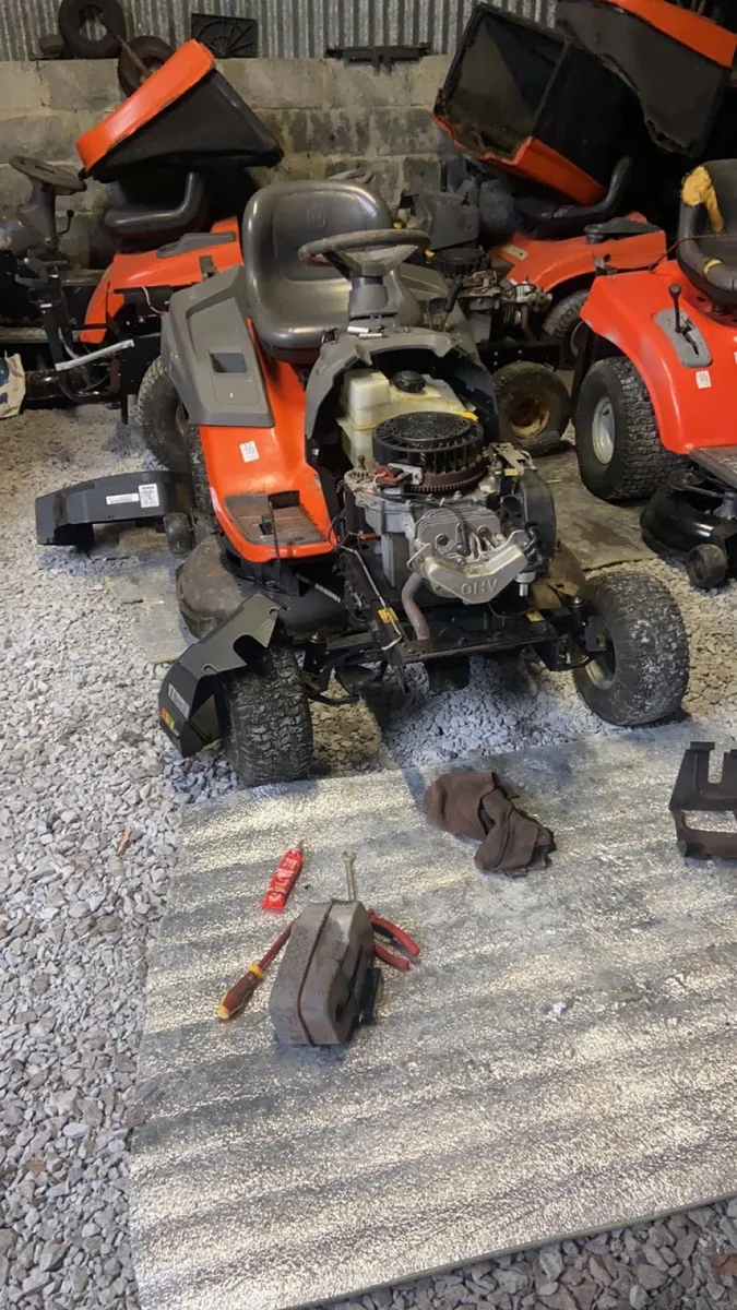 Repairs to husqvarna ride onlawnmowers