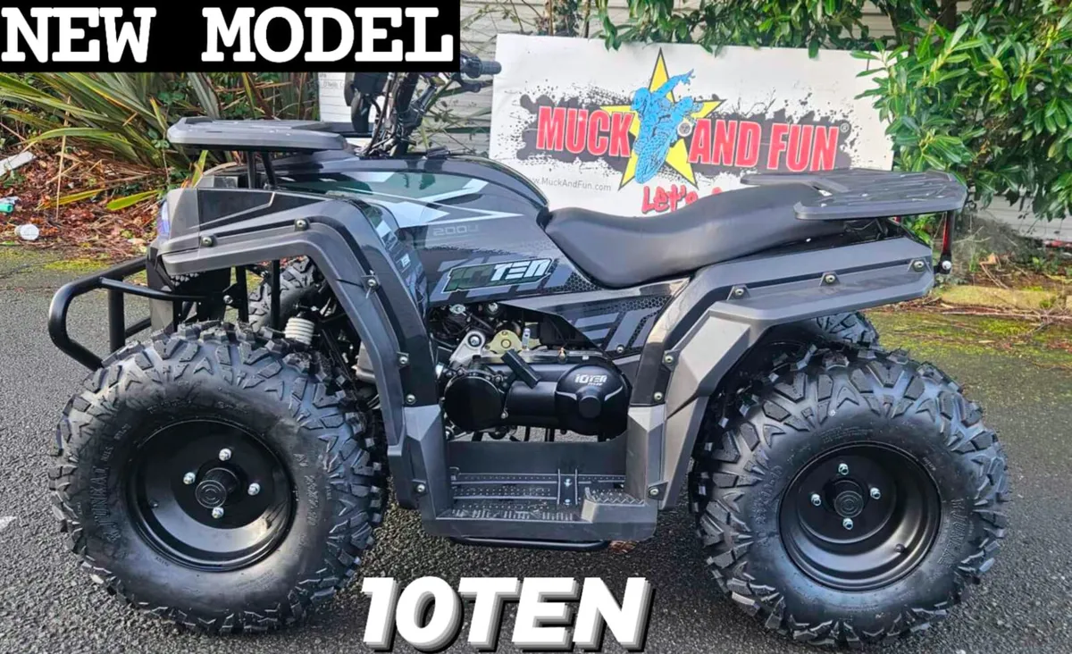 10TEN 200U QUAD Work OR play WARRANTY DELIVERY