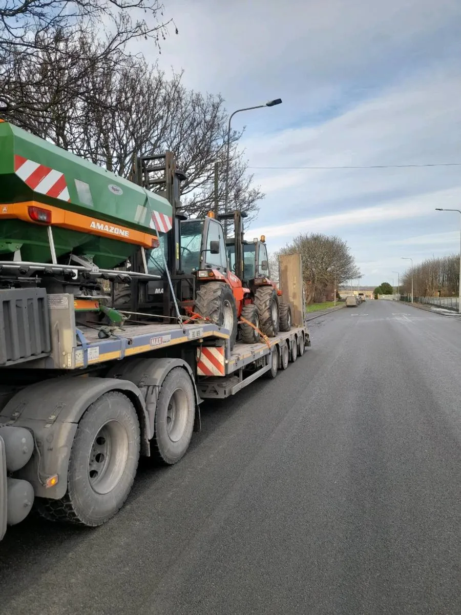 Lowloader ireland to uk haulage