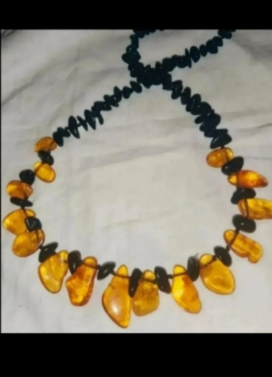 Geninue Baltic amber necklace - Image 1