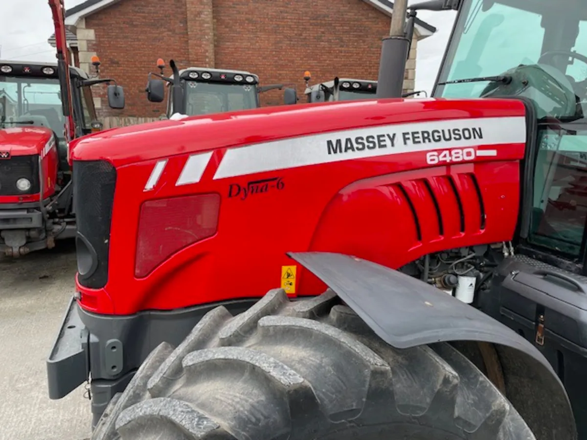 2010 Massey Ferguson 6480 - 50K & Air, Full Susp. - Image 4