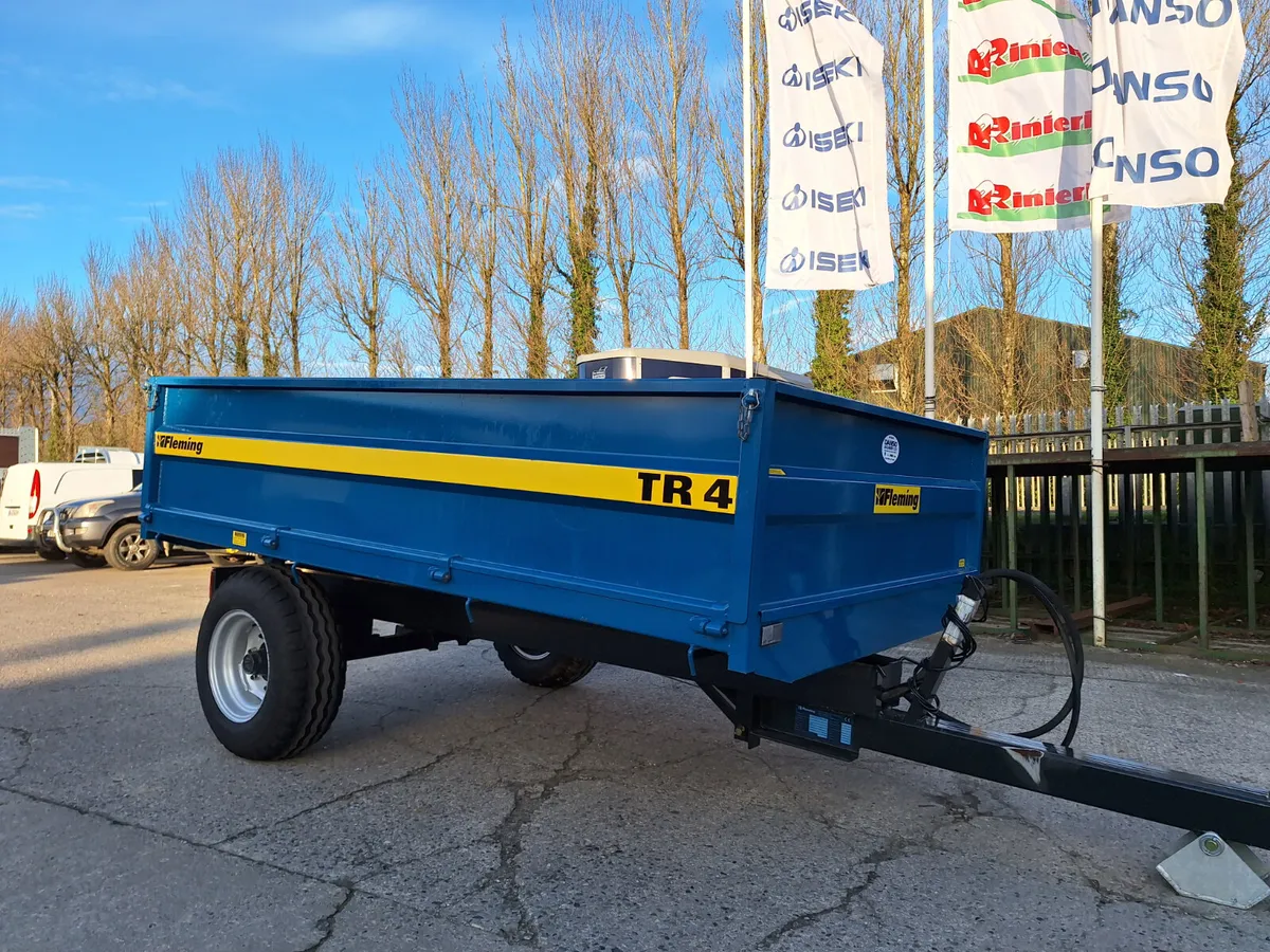 Demo Fleming TR4 tipping trailer
