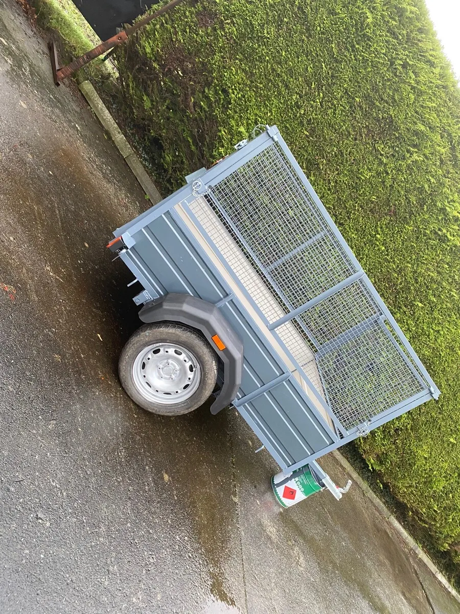 6x4 car trailer with Ramp - Image 1