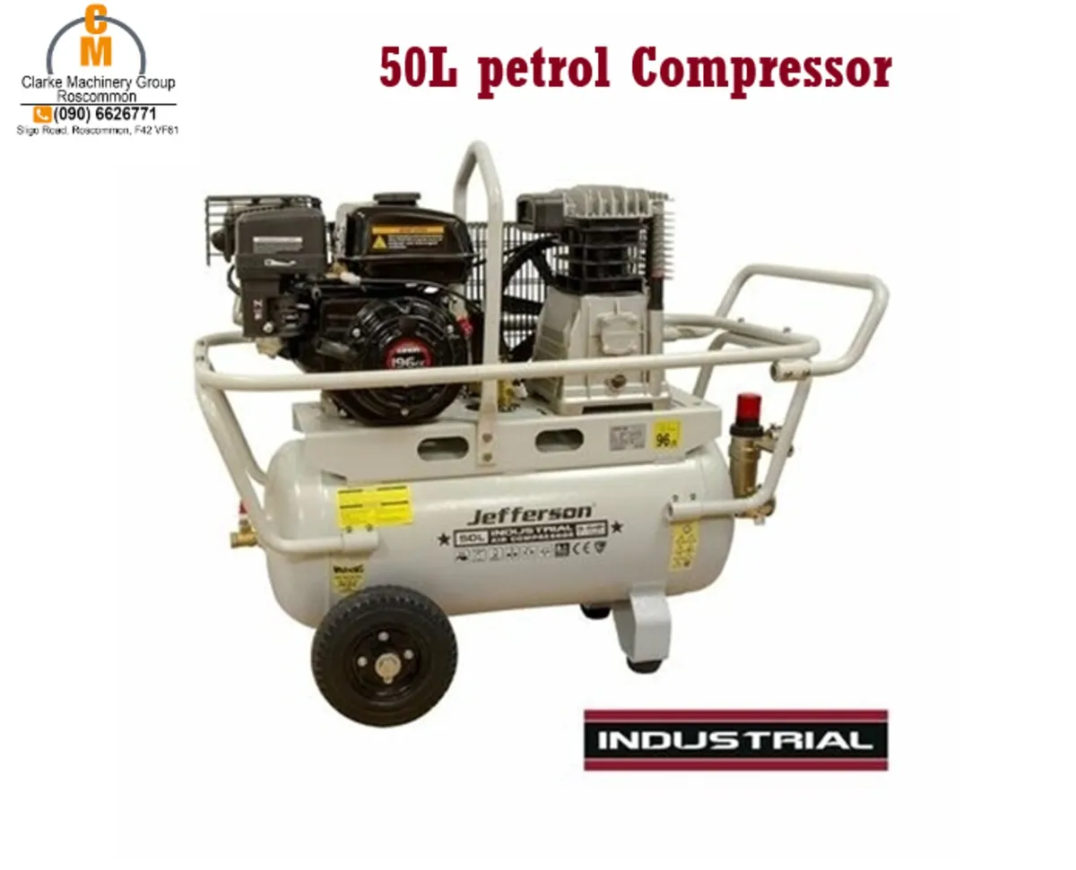 🟡50L Petrol Compressor 🟡 20% OFF - Image 1