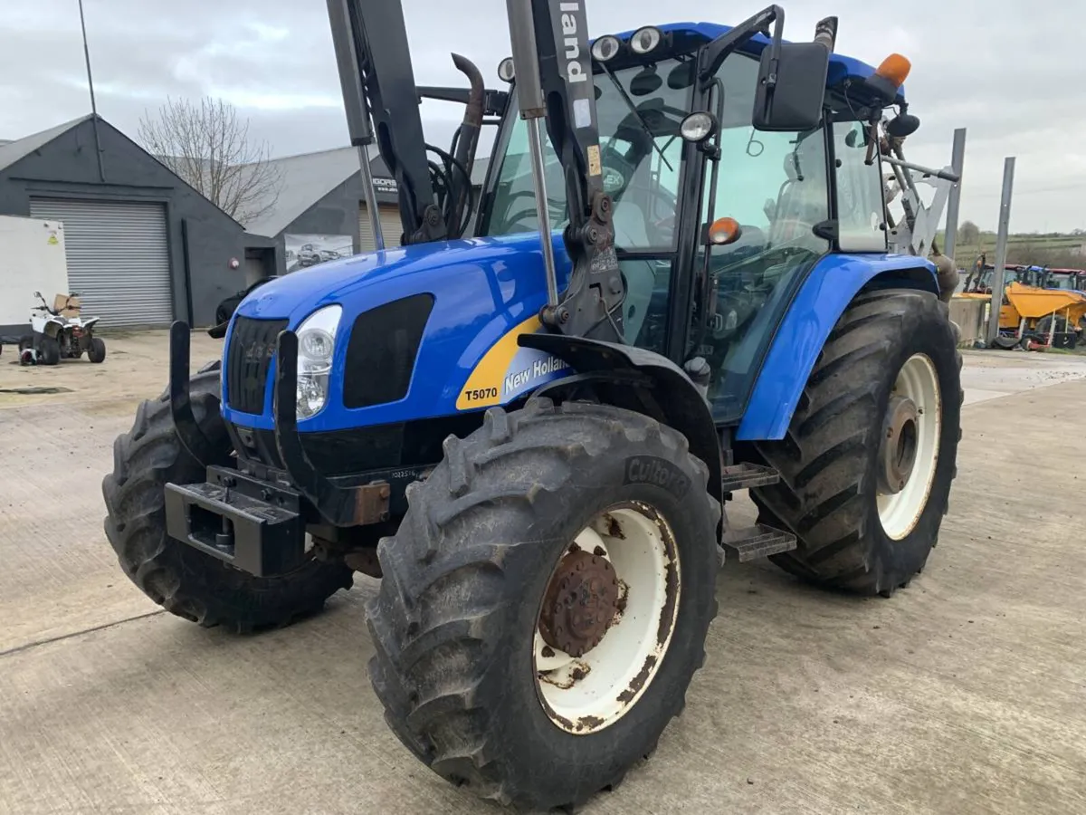 2010 New Holland T5070 With Loader