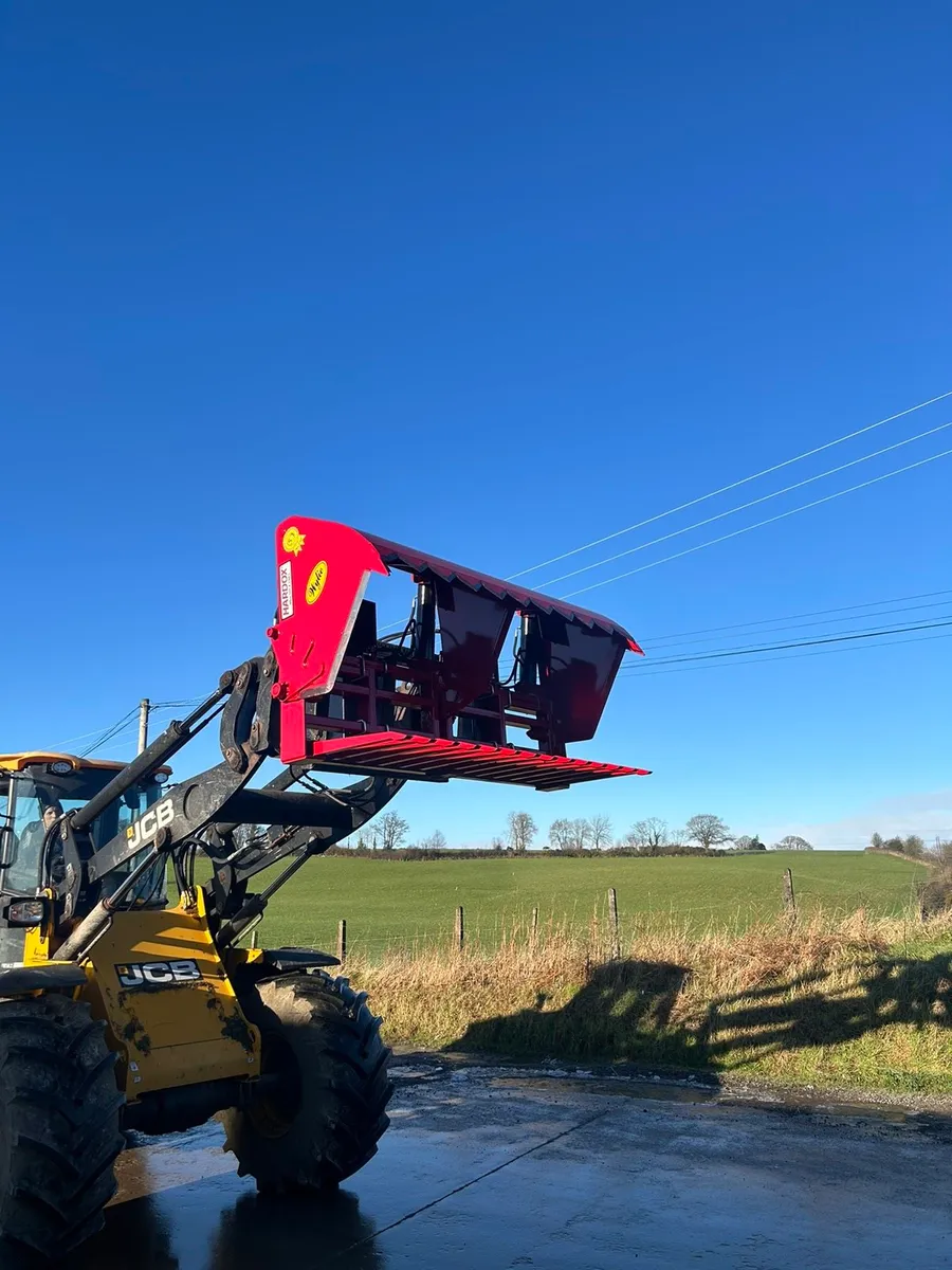 Shear grab sheer grab silage wylie tractor JCB