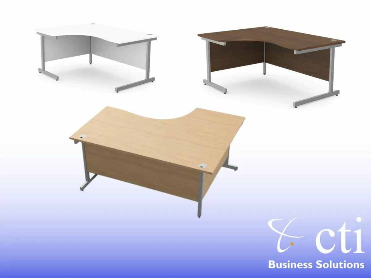 1600mm New Radial Office Desks - Order Now!