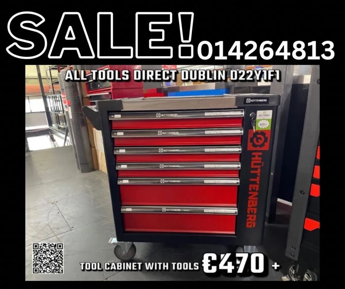Tool box chest trolley bench with tools for sale in Co. Dublin