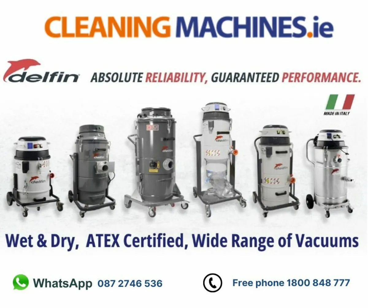 Delfin Industrial vacuums - sales-service-hire - Image 1