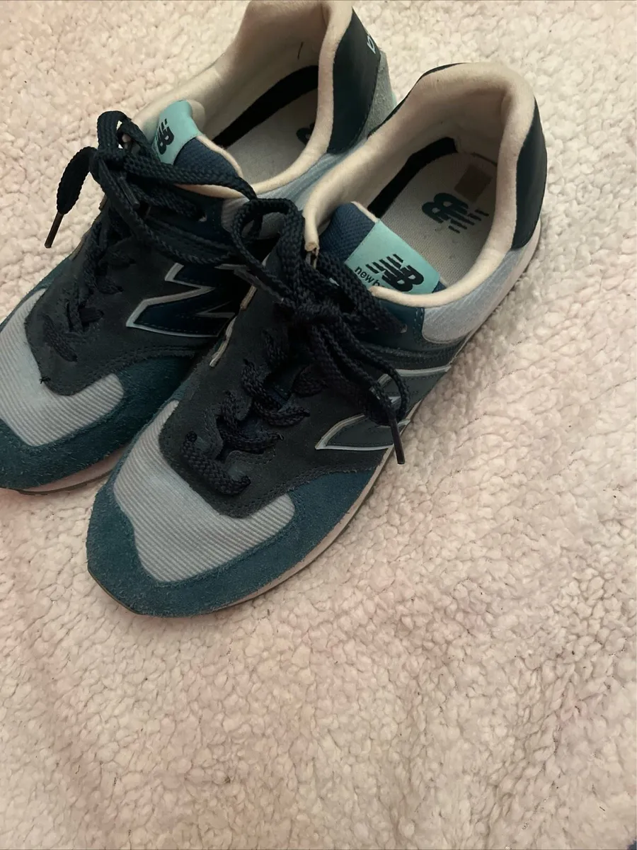New balance 574 green trainers hot sale