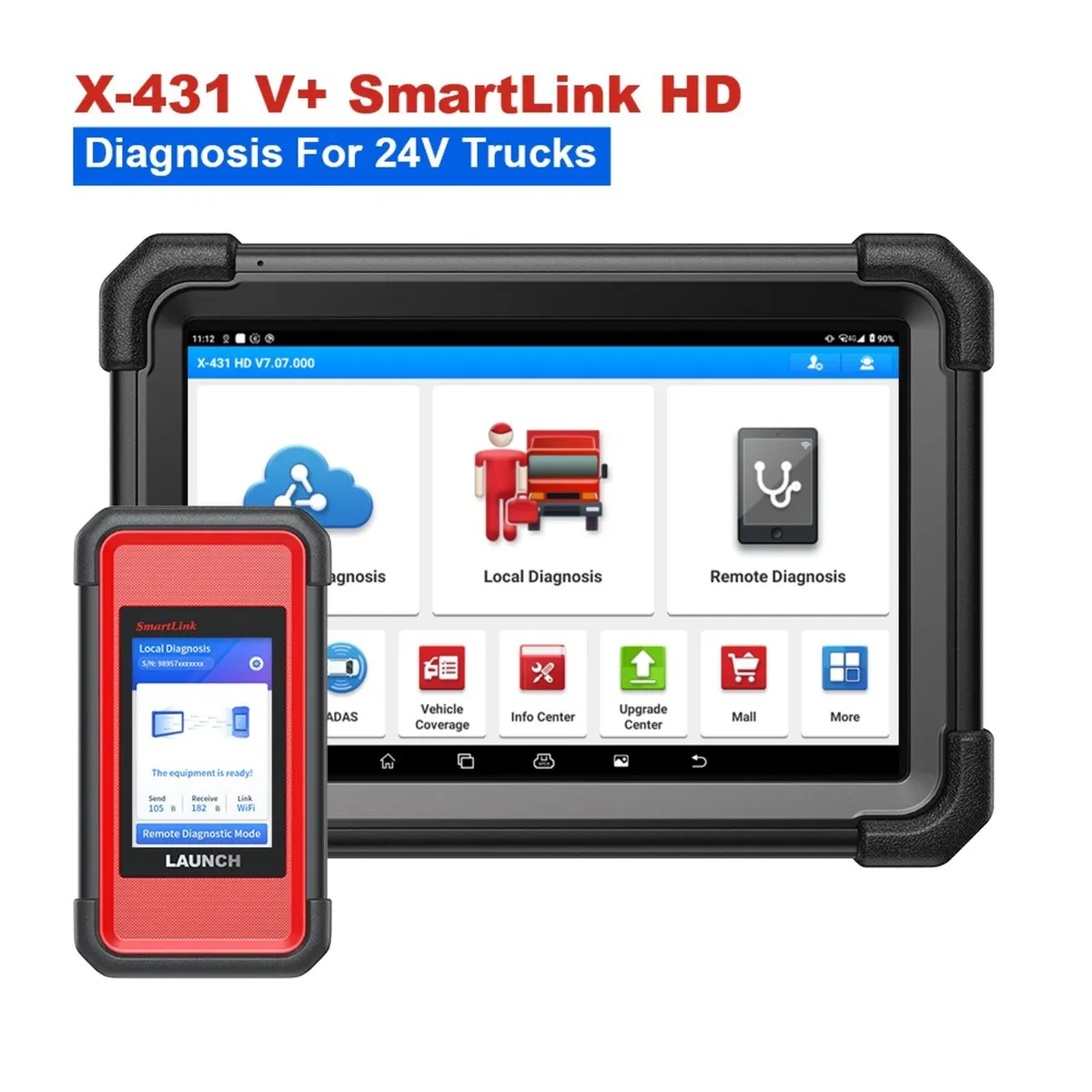 Launch X431 V+ SmartLink HD Trucks Only, No Cars - Image 4