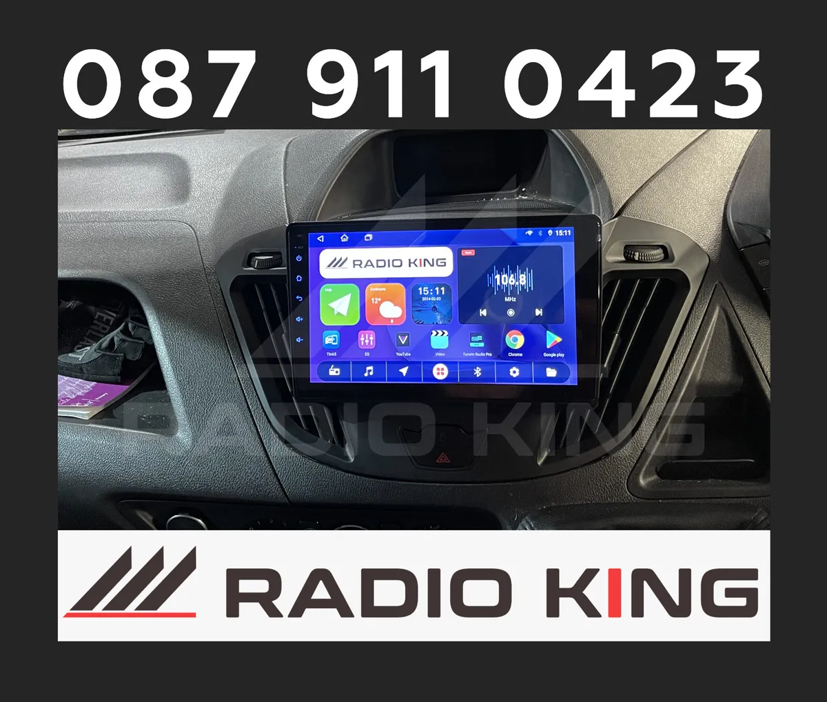 PREMIUM CARPLAY FORD TRANSIT ANDROID AUTO RADIO - Image 2