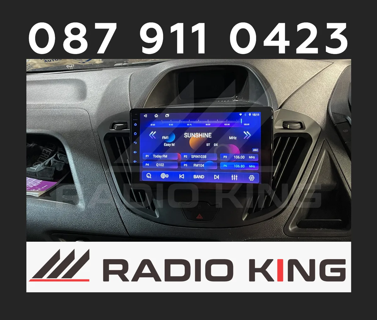 PREMIUM CARPLAY FORD TRANSIT ANDROID AUTO RADIO - Image 3