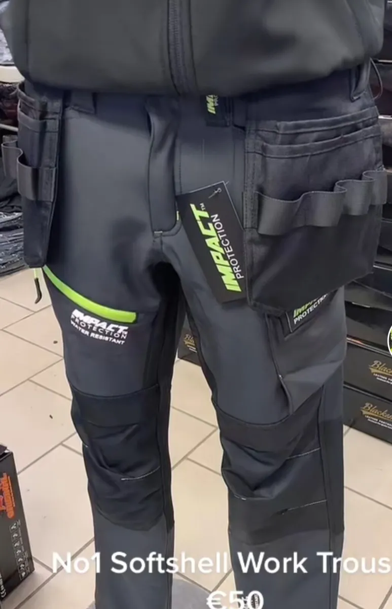 Impact soft 🥶 shell work trousers all sizes - Image 1