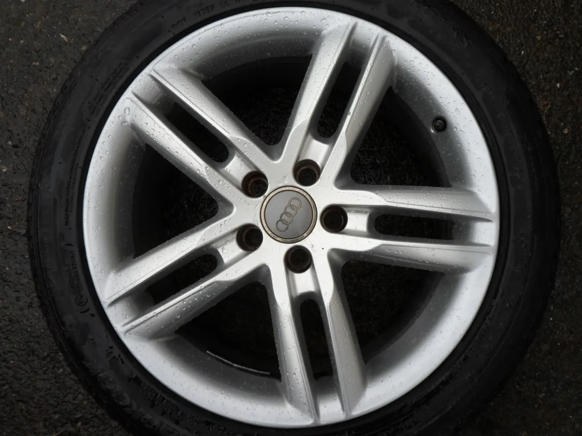 18' GENUINE AUDI VW ALLOY WHEELS & TYRES