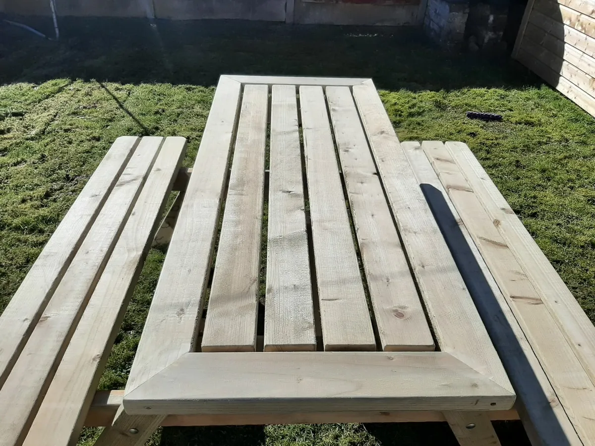 Picnic bench , picnic table, FREE DELIVERY - Image 3