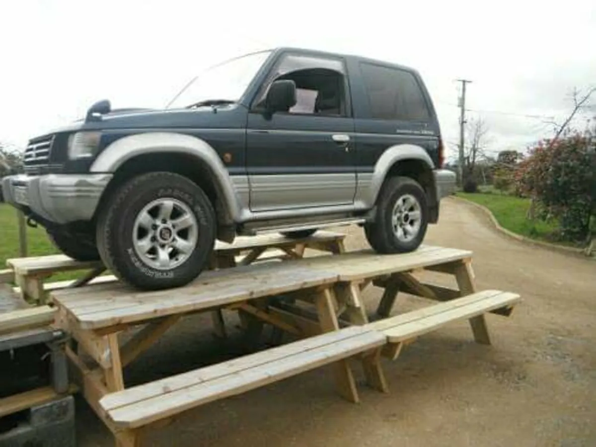 Heavy duty picnic benches - Image 1