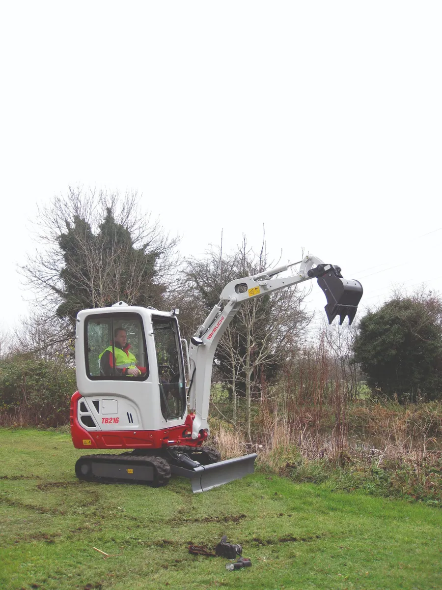 New Takeuchi TB216 Cab & Canopy - 1.8 Ton Digger - Image 4