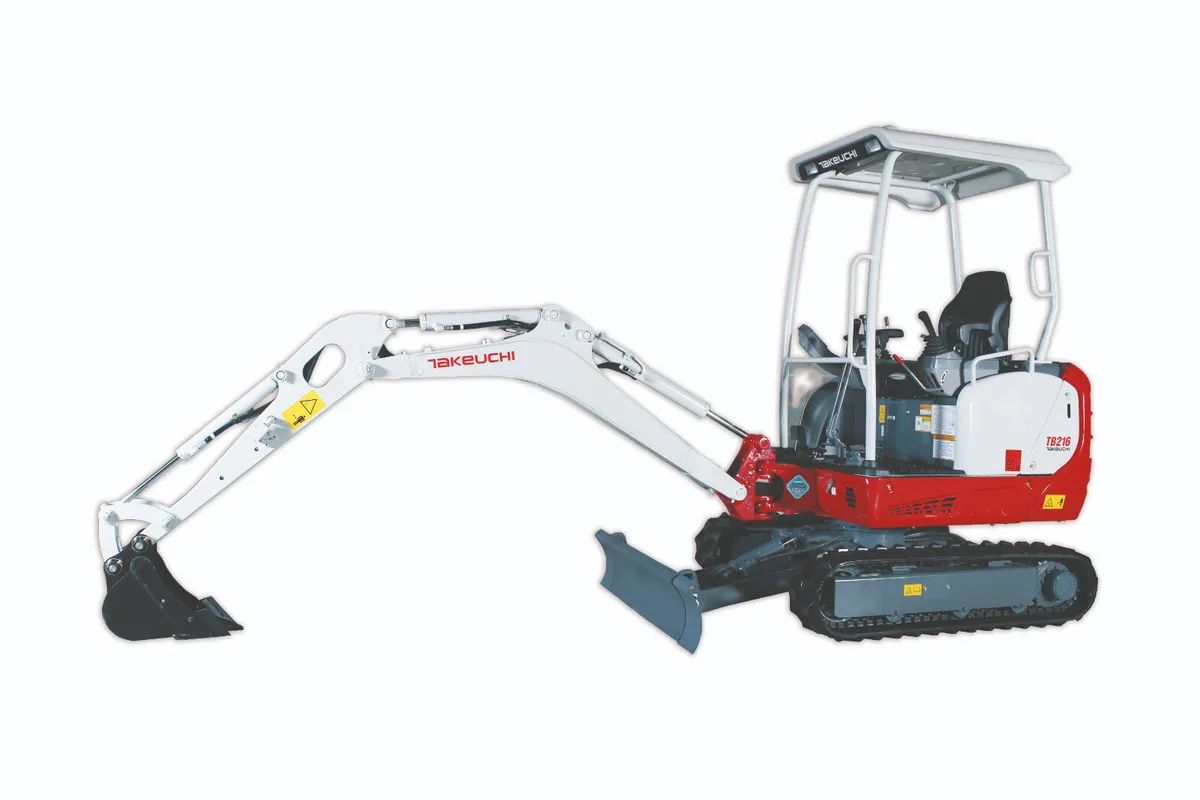 New Takeuchi TB216 Cab & Canopy - 1.8 Ton Digger