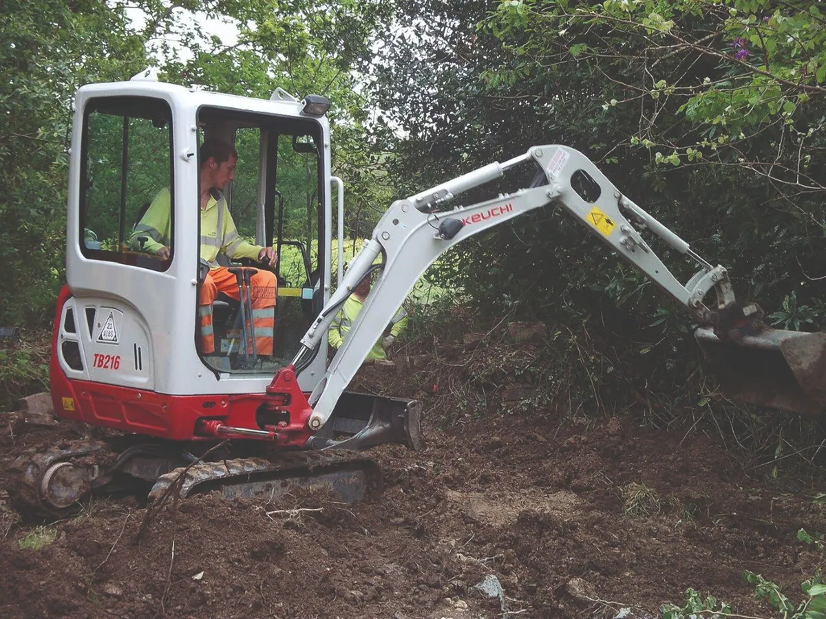 New Takeuchi TB216 Cab & Canopy - 1.8 Ton Digger - Image 2