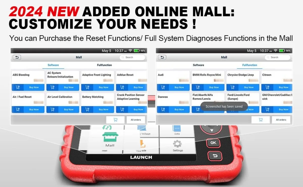 Launch CRP 123X Diagnostic Tool, Code Reader - Image 2