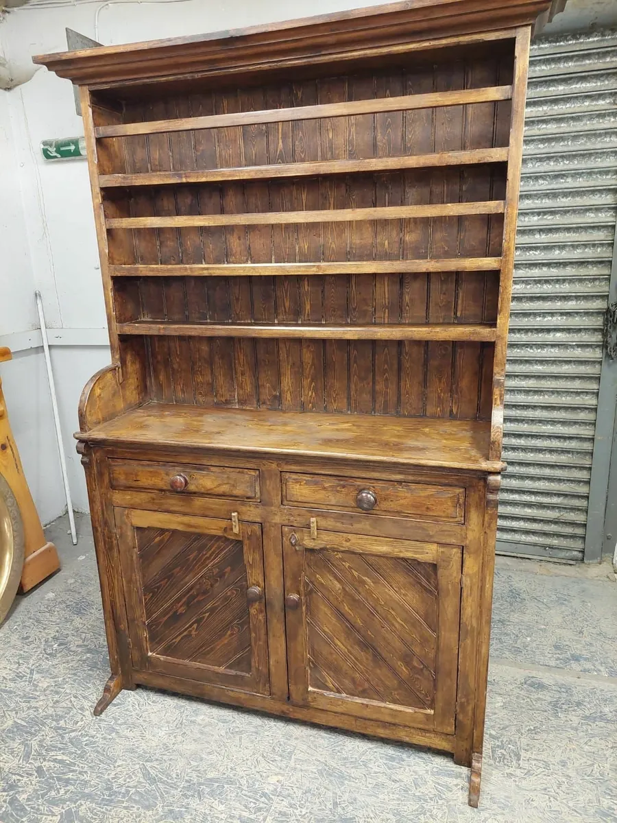 19th century Irish pine kitchen dresser for sale in Co. Donegal for