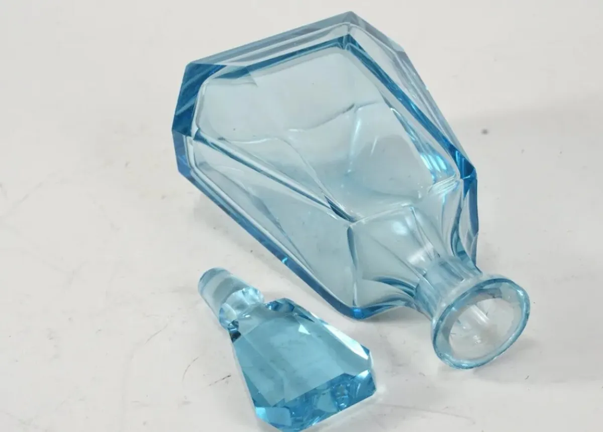 Art Deco Bohemian large cut glass Moser? - Image 4