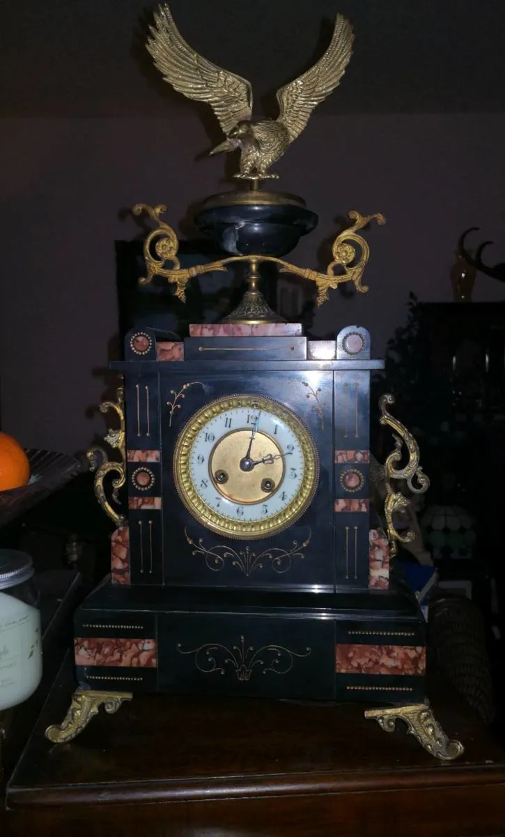 Napoleon III mantel clock - Image 2