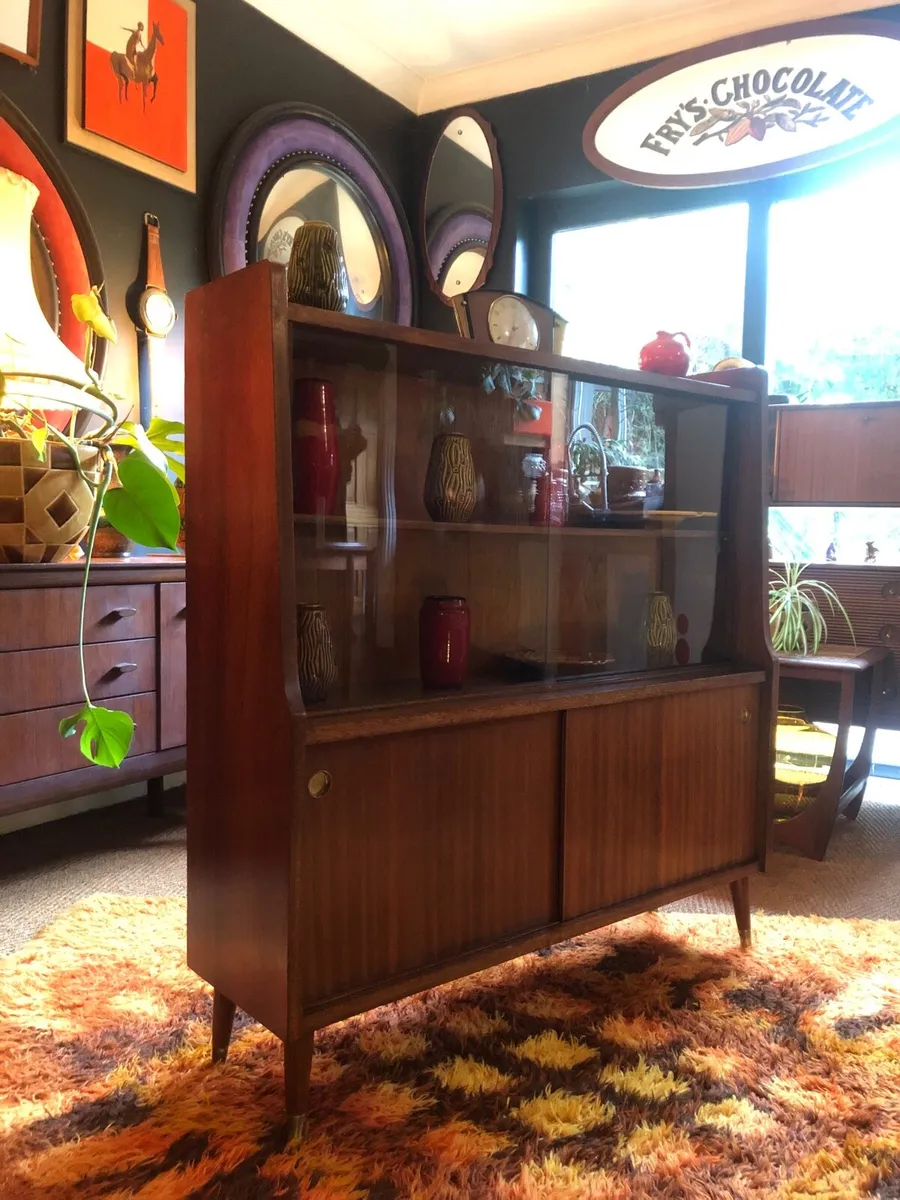 Mid century display and cocktail cabinet