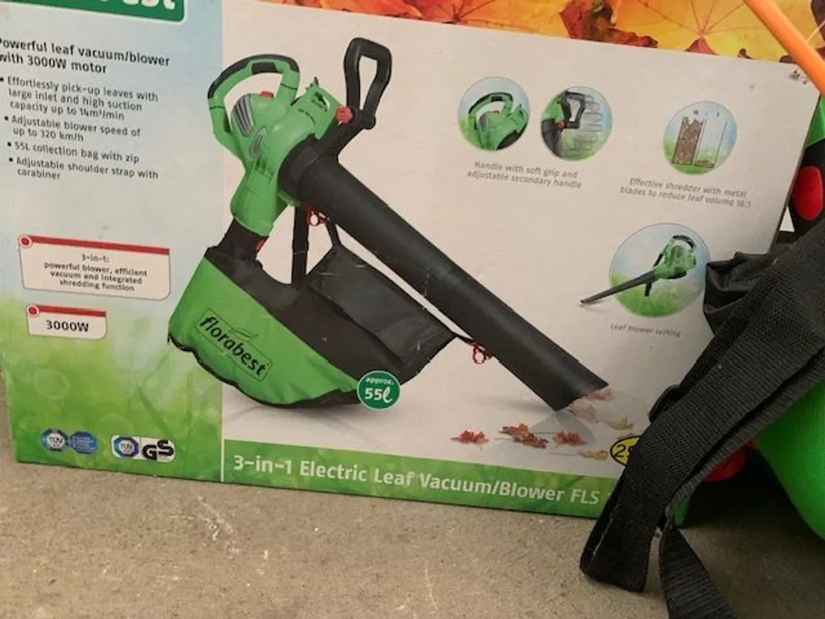 Florabest leaf deals blower bag