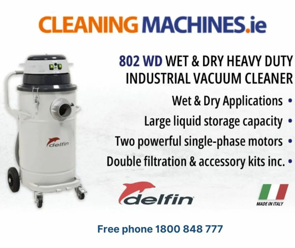 Delfin 802WD Industrial vacuum Cleaningmachines.ie - Image 1