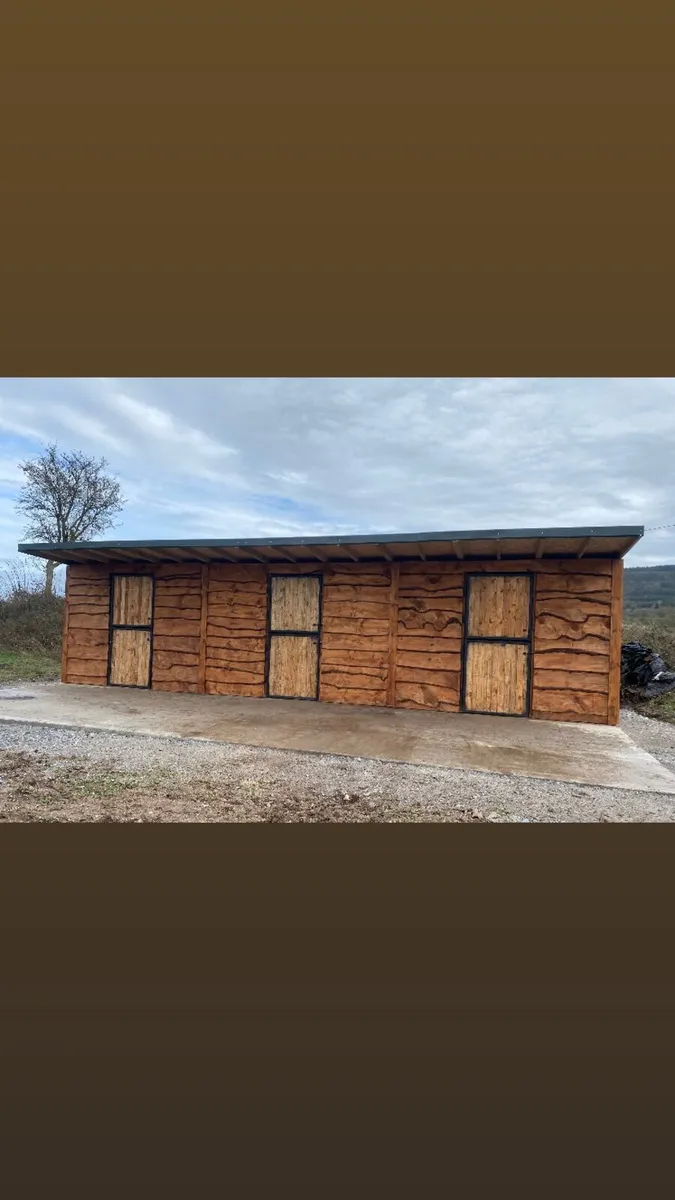 Stables, stable doors, sheds, cabins, equestrian