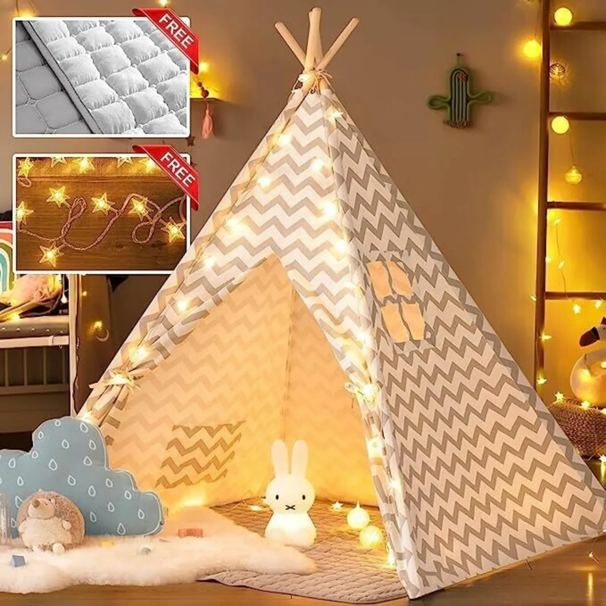 Children's play teepee store tents