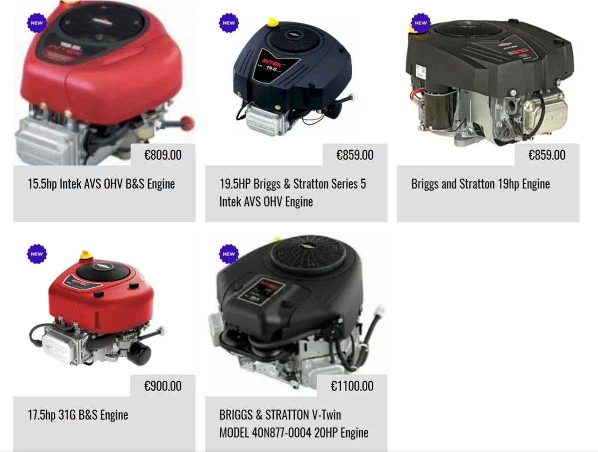 19.5 hp briggs and best sale stratton engine for sale