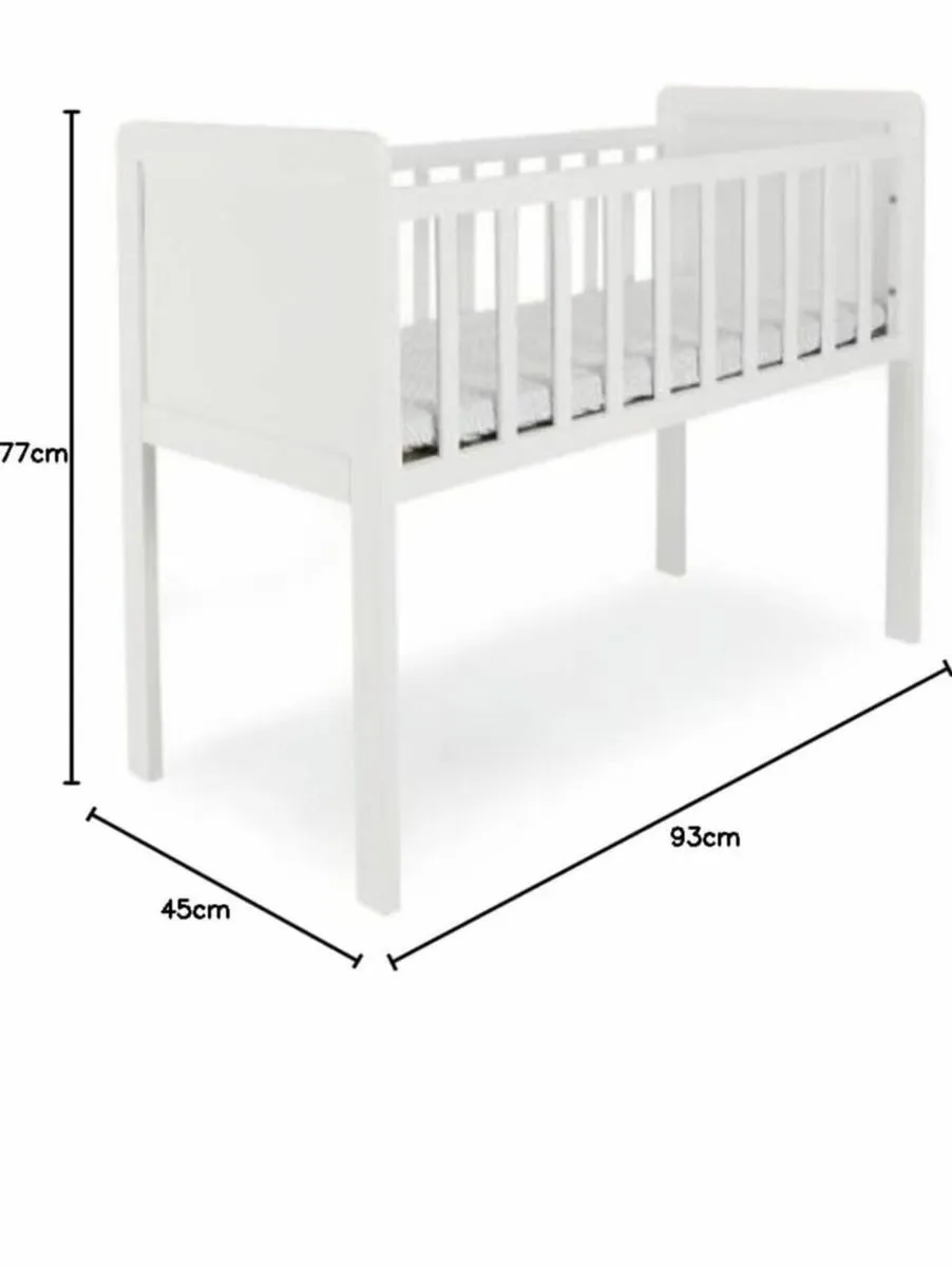 Mothercare 2025 bedside cot