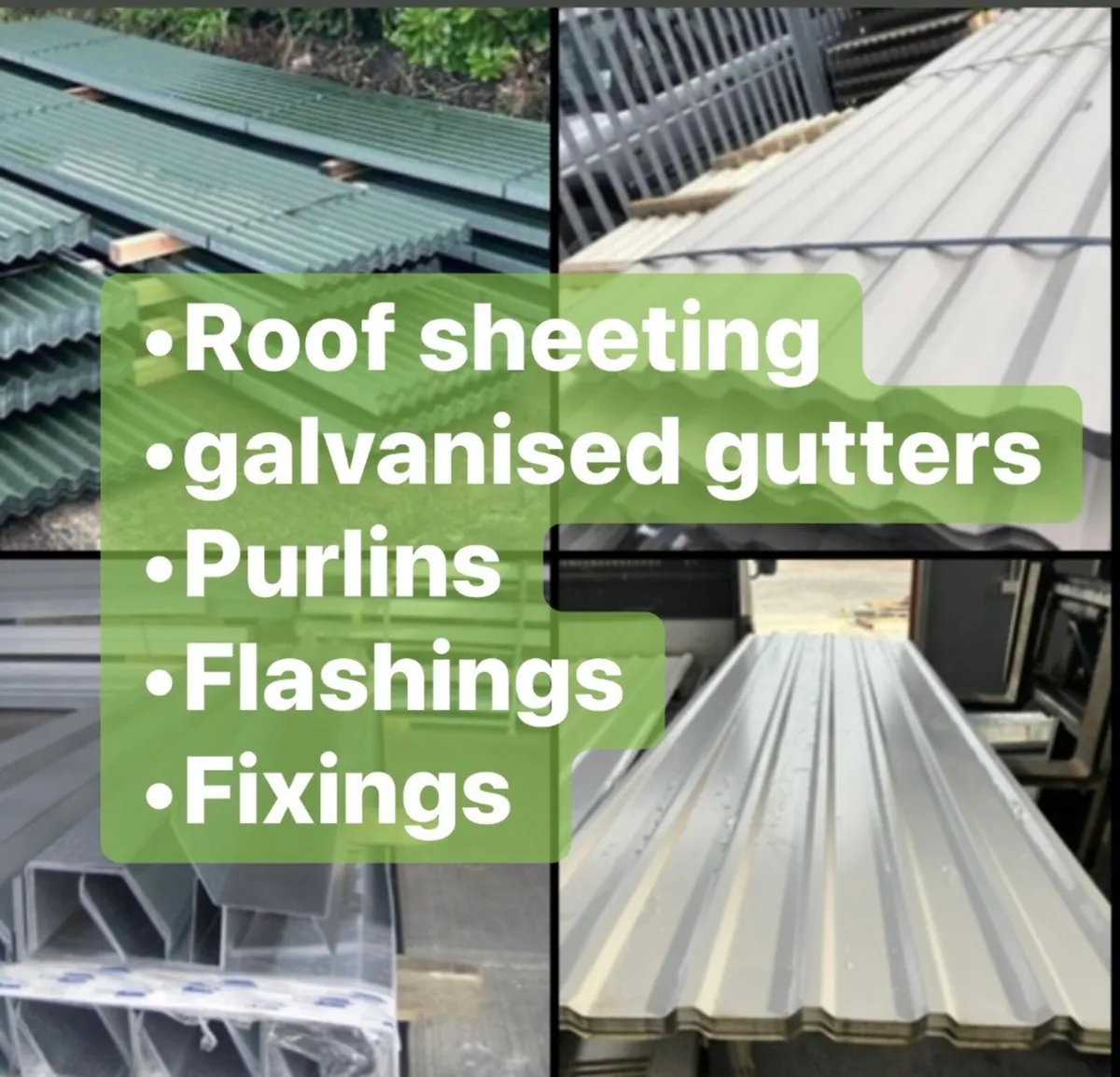 Big sale now on‼️roof sheeting , gutters , purlins for sale in Co