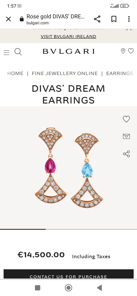 Bvlgari earrings Diva's dream - Image 2