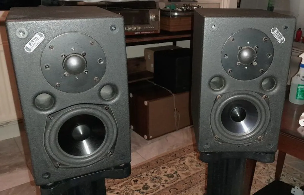 Acoustic Energy AE 1 Loudspeakers / Matching 20kg Stands...Superb!