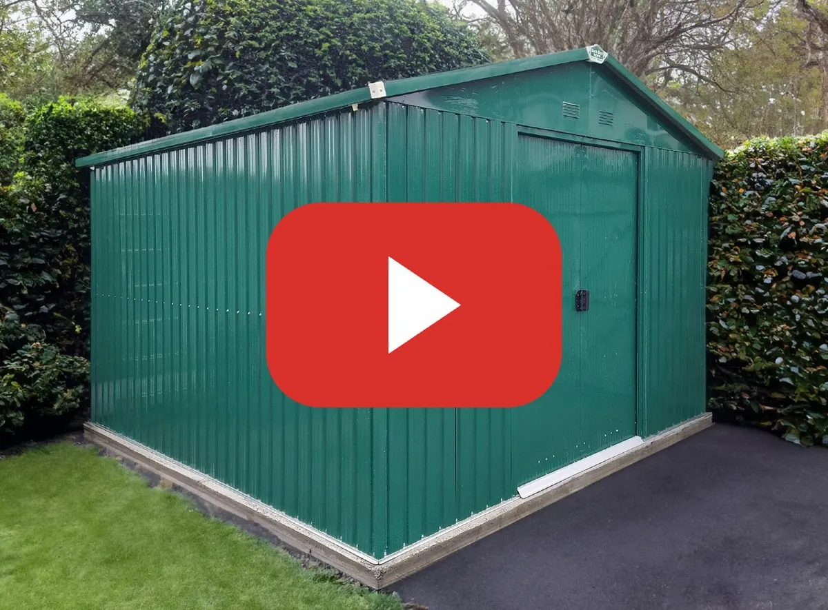 9x10 Steel Shed