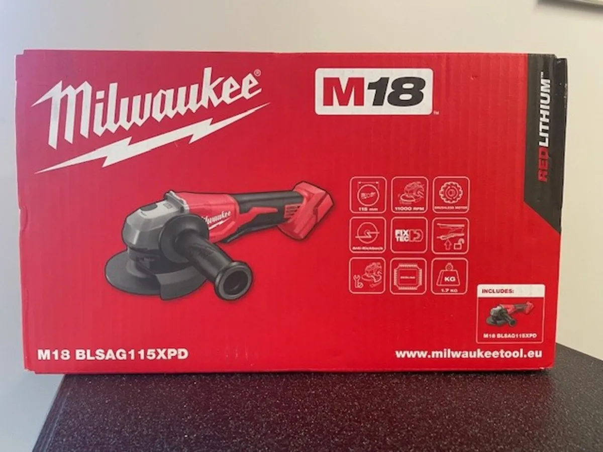 M18 BRUSHLESS 115 MM ANGLE GRINDER WITH PADDLE SW - Image 2